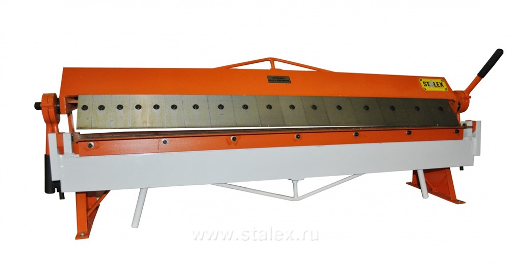 Фото 34 - Станок листогибочный ручной сегментный  STALEX W1.5x1260A.