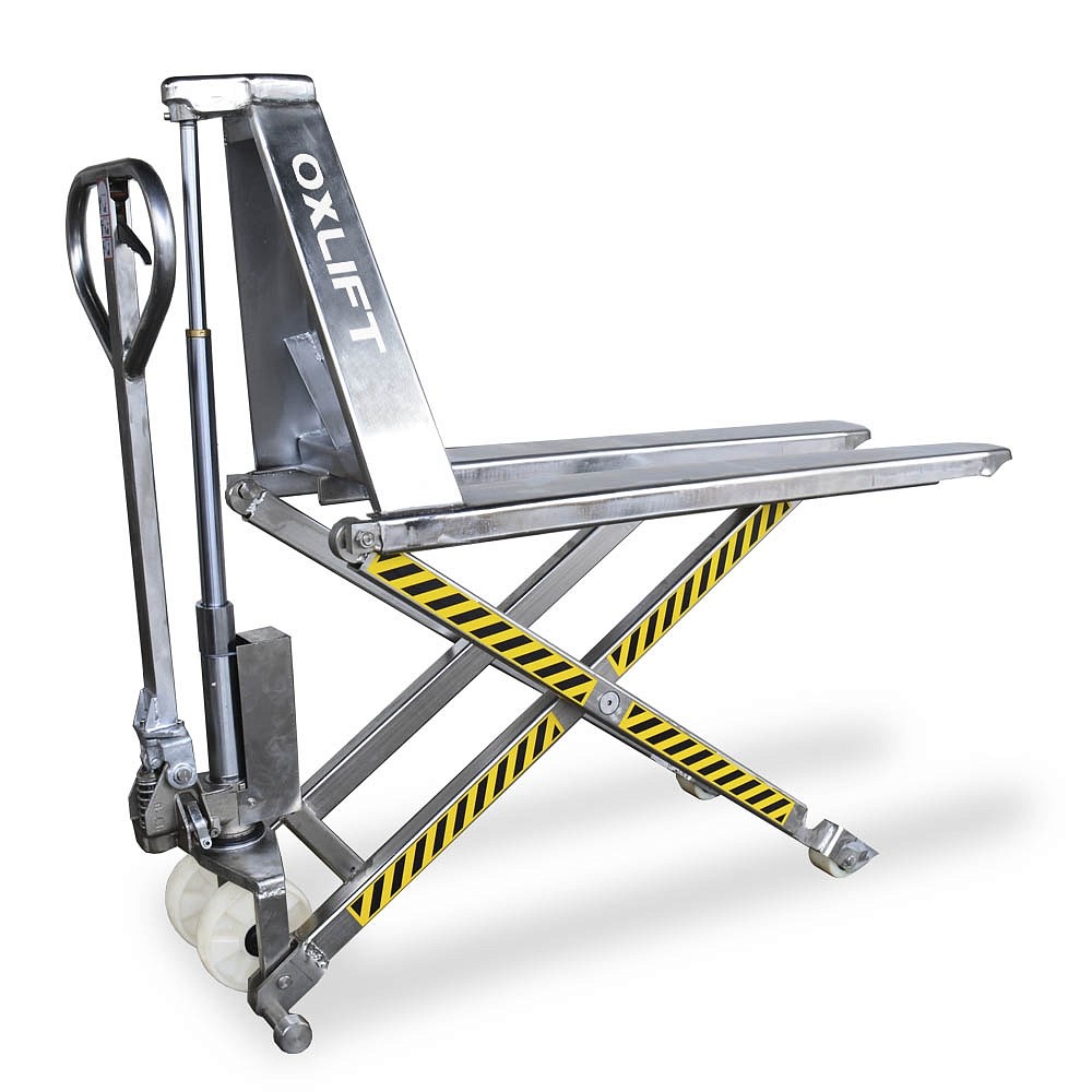 Фото 77 - Ножничная тележка из Нержавеющей Стали OXH-10Steel OXLIFT.