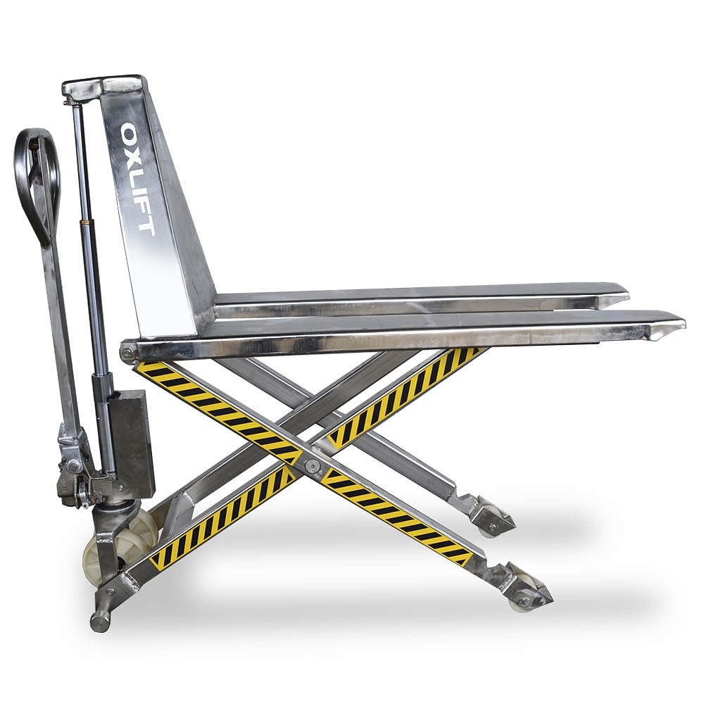 Фото 79 - Ножничная тележка из Нержавеющей Стали OXH-10Steel OXLIFT.