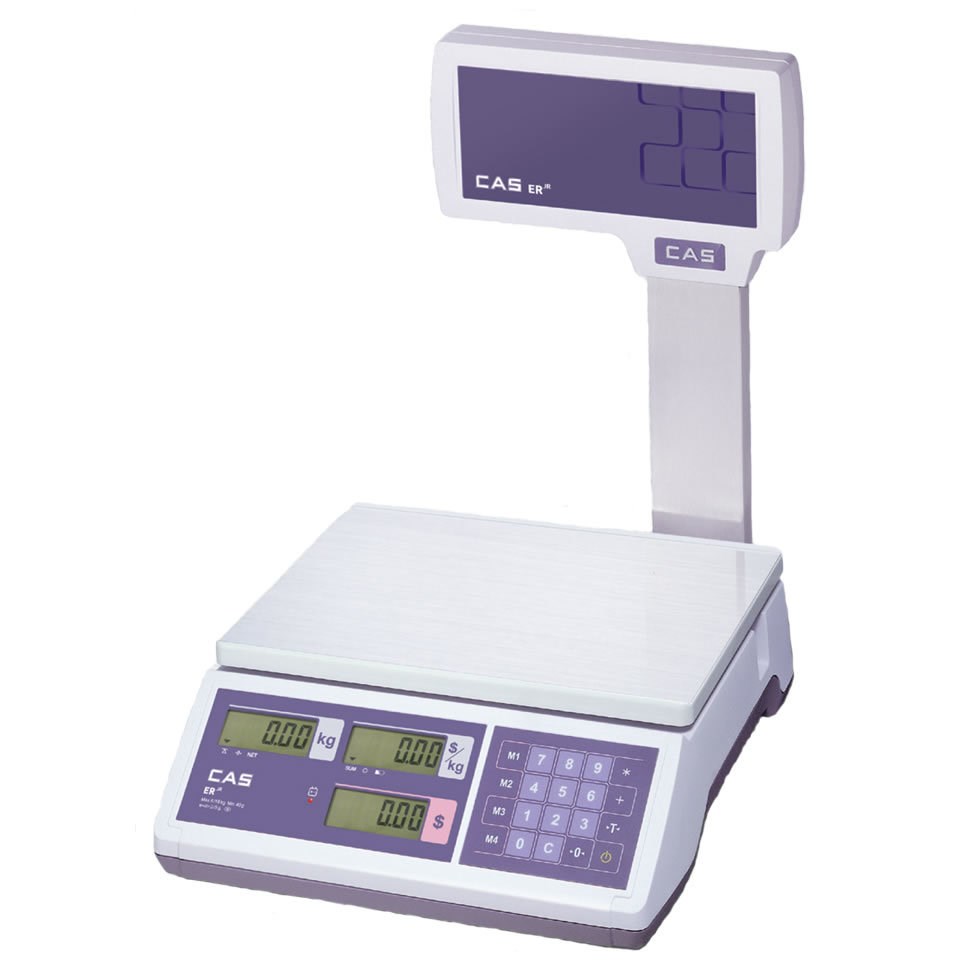 Фото 8 - Весы торговые CAS ER JR-15CBU.