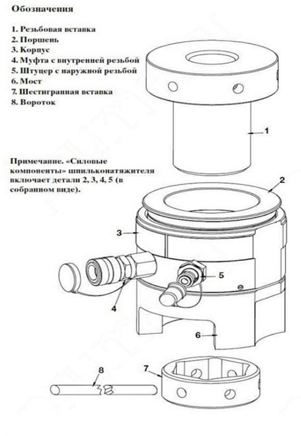 Фото 5 - Домкрат тензорный гидравлический MBT-07.